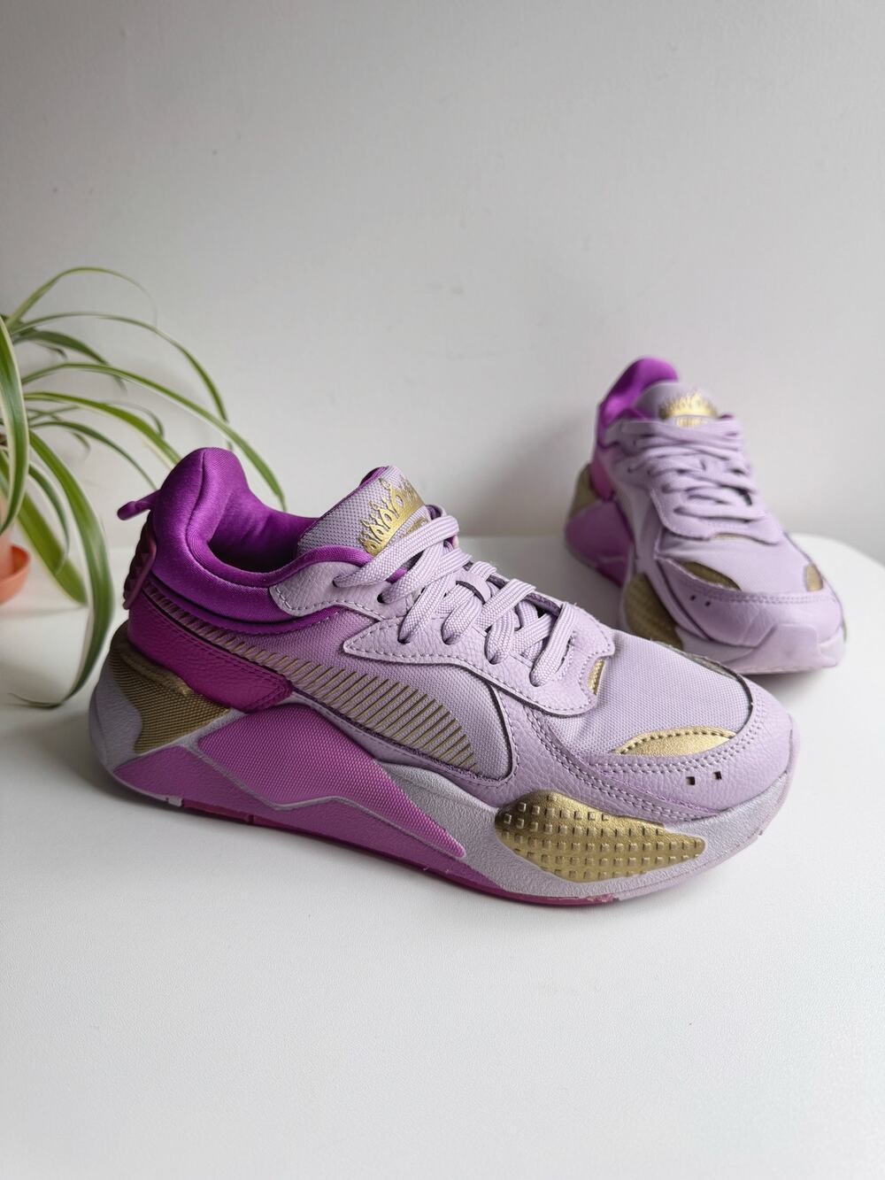Puma RS-X Purple Orchid Bloom I Am Brave Sneakers Size 6.5
